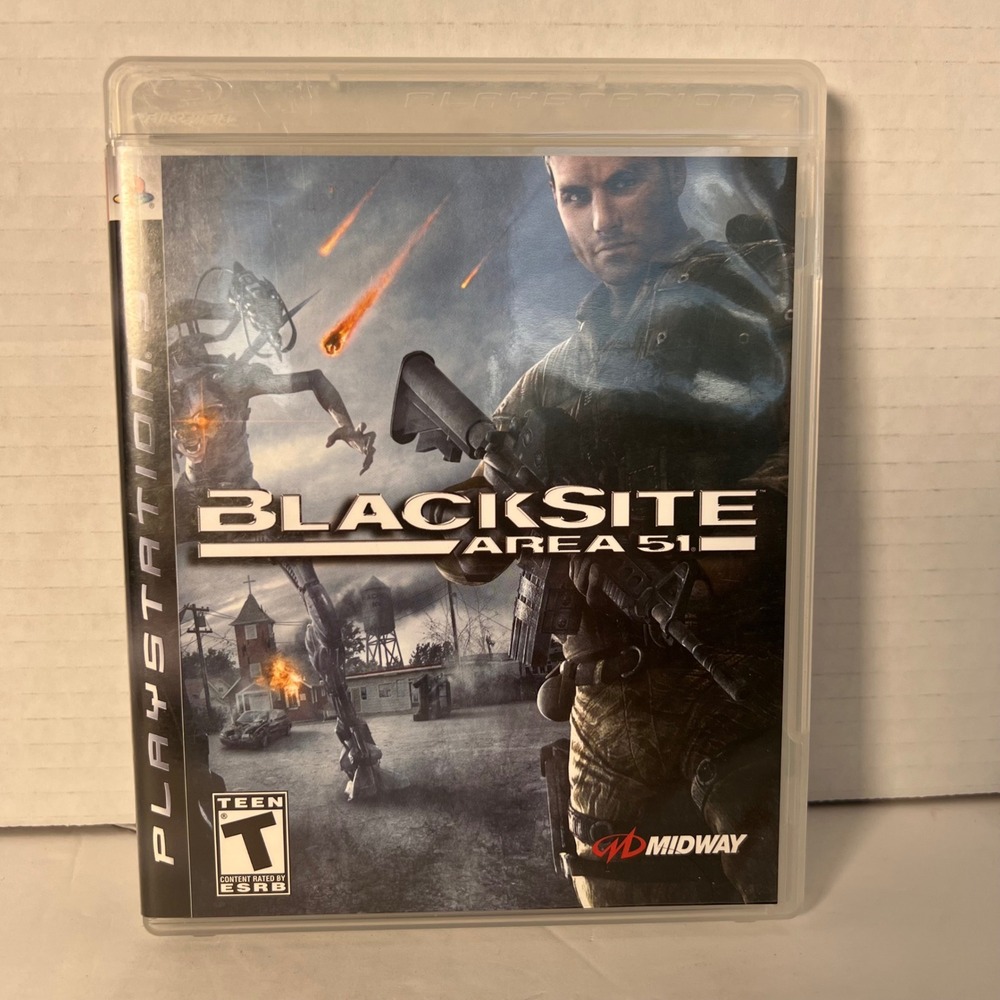 BlackSite Area 51 Sony PlayStation 3 PS3 2007 Midway CIB BLUS-30101 Complete